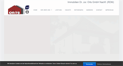 Desktop Screenshot of immobilien-orts.de