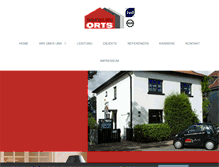 Tablet Screenshot of immobilien-orts.de